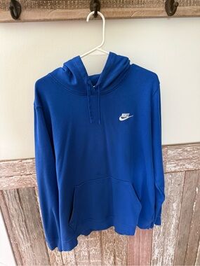 Nike Women's Blue Pullover Hoodie